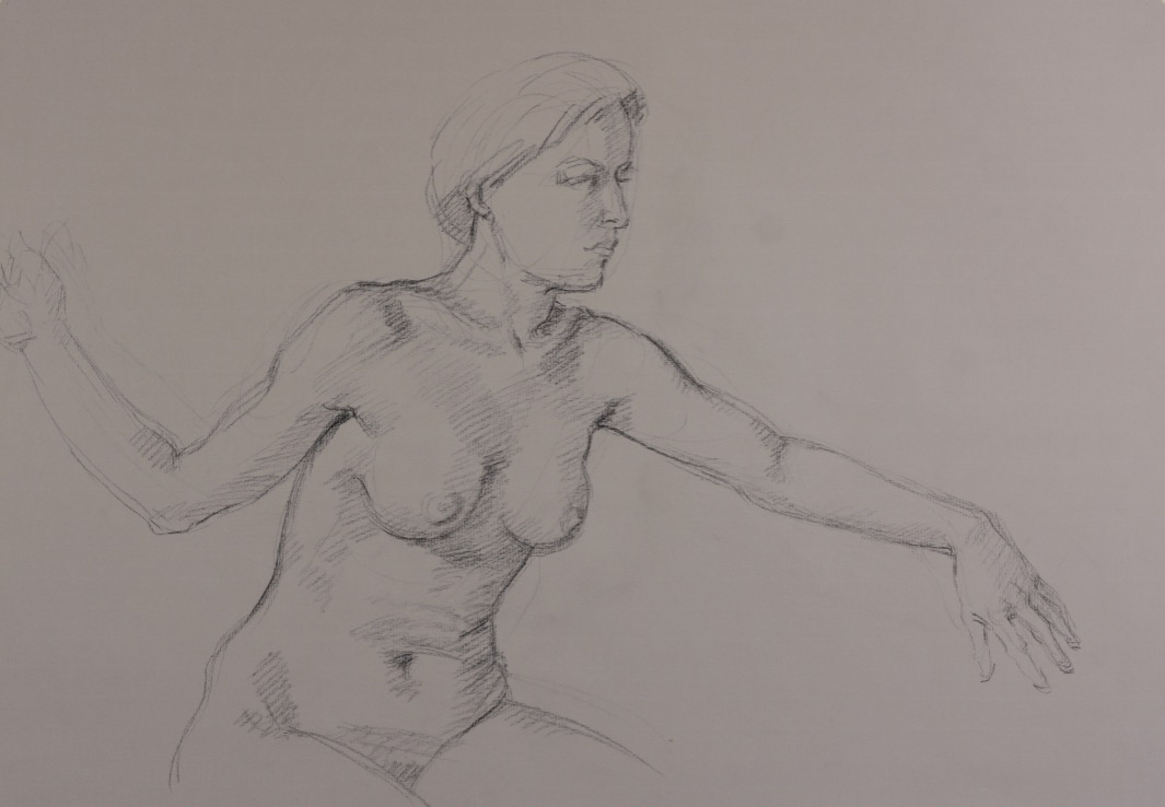 Siblyl; charcoal on paper, 70 x 100 cm, 2012