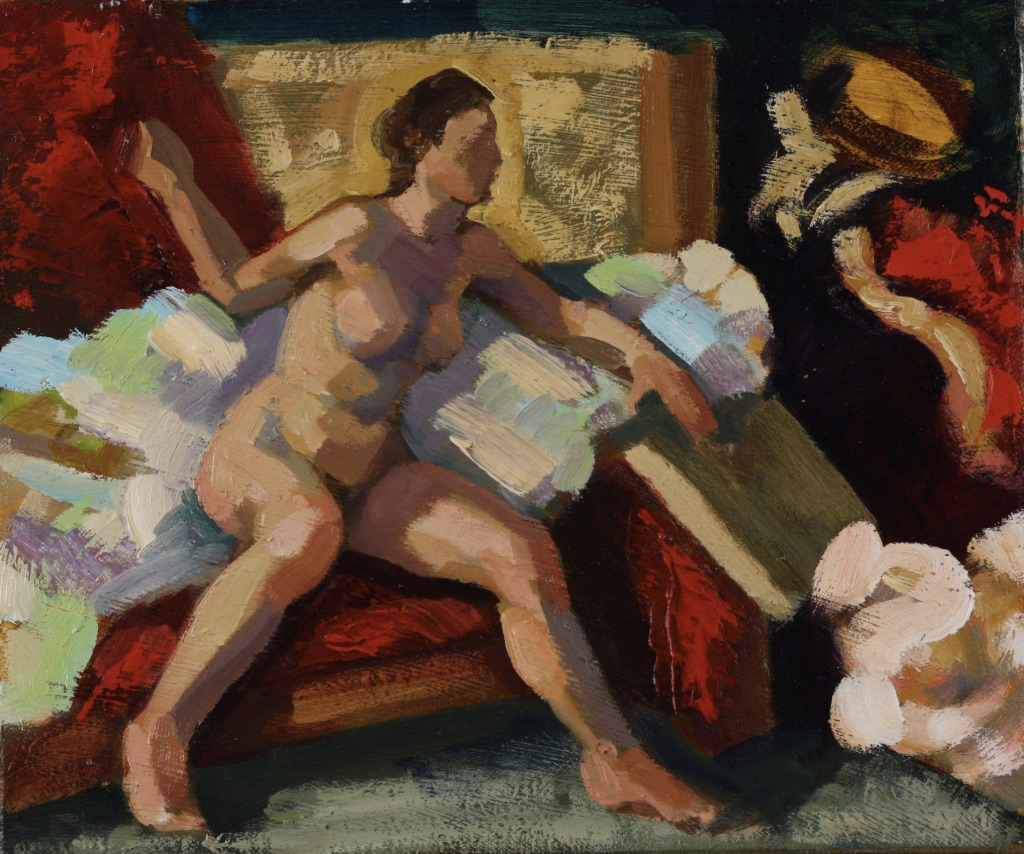 Sibyl; oil on canvas, 25 x 30 cm, 2012